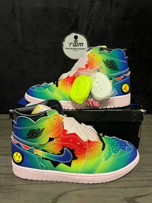 Nike Air Jordan 1 Retro OG High x J Balvin Tie Dye DC3481-900 Para hombres Talla 12 Nuevo Foto 1 de 4