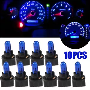 10x T5 SMD Blue LED Car Dashboard Instrument Gauge Dash Light Indicator Bulb - Picture 1 of 12