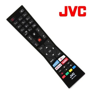 GENUINE JVC LT-32C600 LT-43C700 RM-C3338 SMART LED TV REMOTE YOUTUBE NETFLIX - Picture 1 of 3