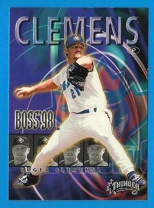 1998 Circa Thunder Boss ROGER CLEMENS (ex-mt) Toronto Blue Jays 