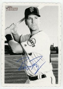 2018 Topps Heritage Baseball Buster Posey 1969 Topps Deckle Edge #8