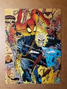 Ghost Rider Spider Man Marvel Comics Mini Poster by Erik Larsen - Picture 1 of 1
