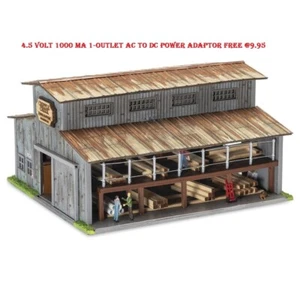 Menarnds #5530 HO Scale Cripple Creek Lumber Factory With 4.5-volt power supply - Picture 1 of 8
