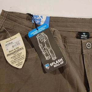 NWT Kuhl Splash Roll Up Cargo Pants Breen Outdoors Hiking Womens 20w 32 Inseam - Picture 1 of 7
