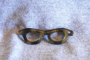 Vintage Schlüsselanhänger Ring Standard Optical Co. Brille - Bild 1 von 1