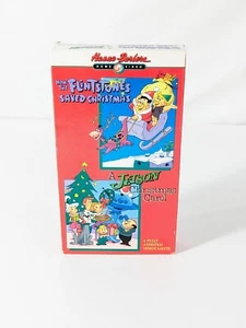 HOW THE FLINTSTONES SAVED CHRISTMAS/ A JETSON CHRISTMAS CAROL(VHS) - Picture 1 of 4