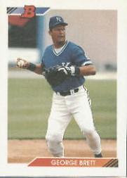 1992 Bowman Baseball Card #500 George Brett
