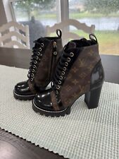 Bota Louis Vuitton Ankle Boots Preta Original - GWF402