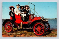 New Jersey 1908 Maxwell Auto Historic Car Coastline Chrome Cancel WOB Postcard