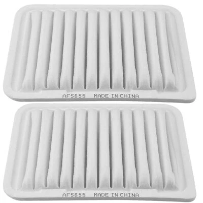 Conjunto de 2 filtros de ar do motor eficiência para 2017-2018 Toyota Corolla Im - Imagem 1 de 4