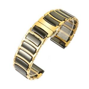 16 18 20 22mm Ceramic Stainless Steel Watch Strap Replacement Bracelet Quick Release Pins