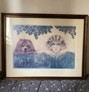 LOUIS ICART "Two Beauties" Etching Signed Framed Art Deco Antique - Picture 1 of 8