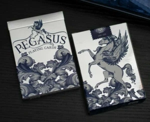 Pegasus BLUE GILDED Playing Card Deck USPCC 1 of 250 New/Sealed Penguin Magic - Picture 1 of 2