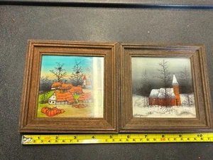 ZB Rovinj Glasbilder Kunstwerk Kroatische Volkskunst Hrvatska Antik Kurios 5p - Bild 1 von 5