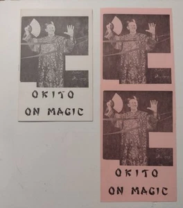 Vintage 1973 Okito On Magic Booklet & 2 Advertising Leaflets - Picture 1 of 6