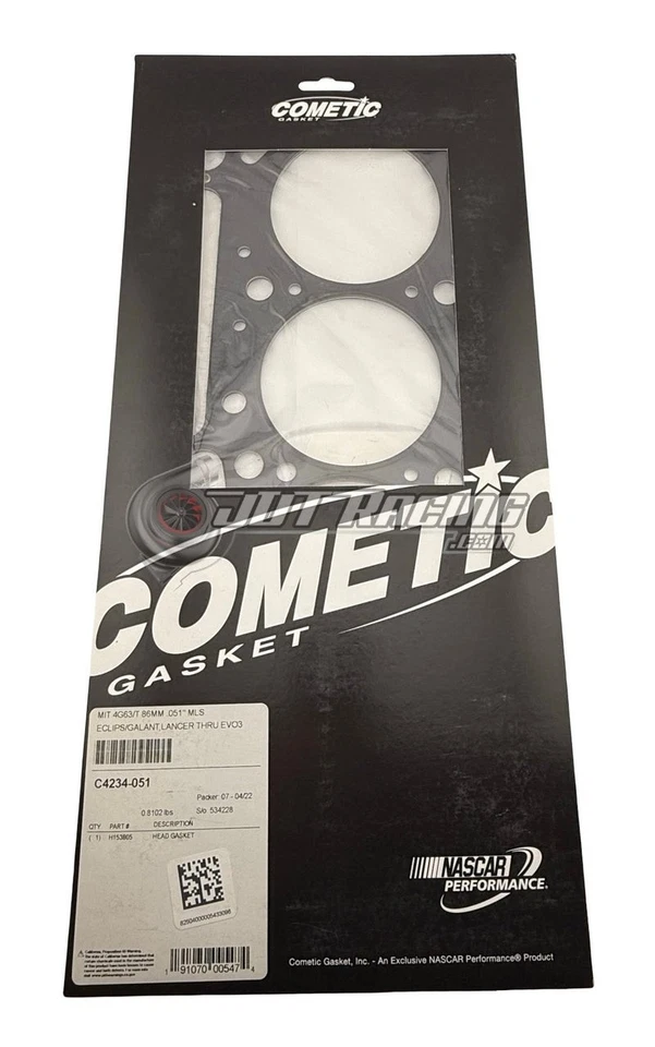 New Cometic MLS Head Gasket .051" 86mm for 1990-1994 Plymouth Laser RS 4G63 DSM - Image 1 of 4