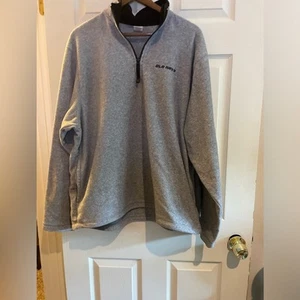 Old Navy fleece gray sweater half zip up-XL - Picture 1 of 5