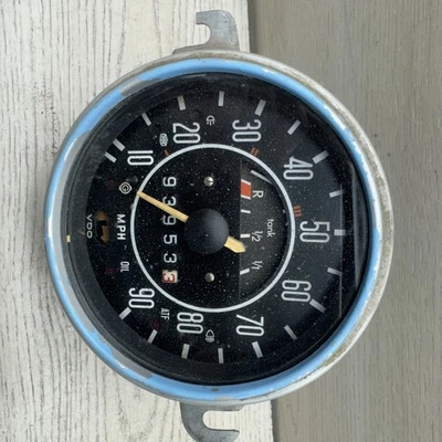 69 1969 VDO VW Bug Beetle Vintage 90 MPH Speedometer - 113957023d - Image 1 of 4