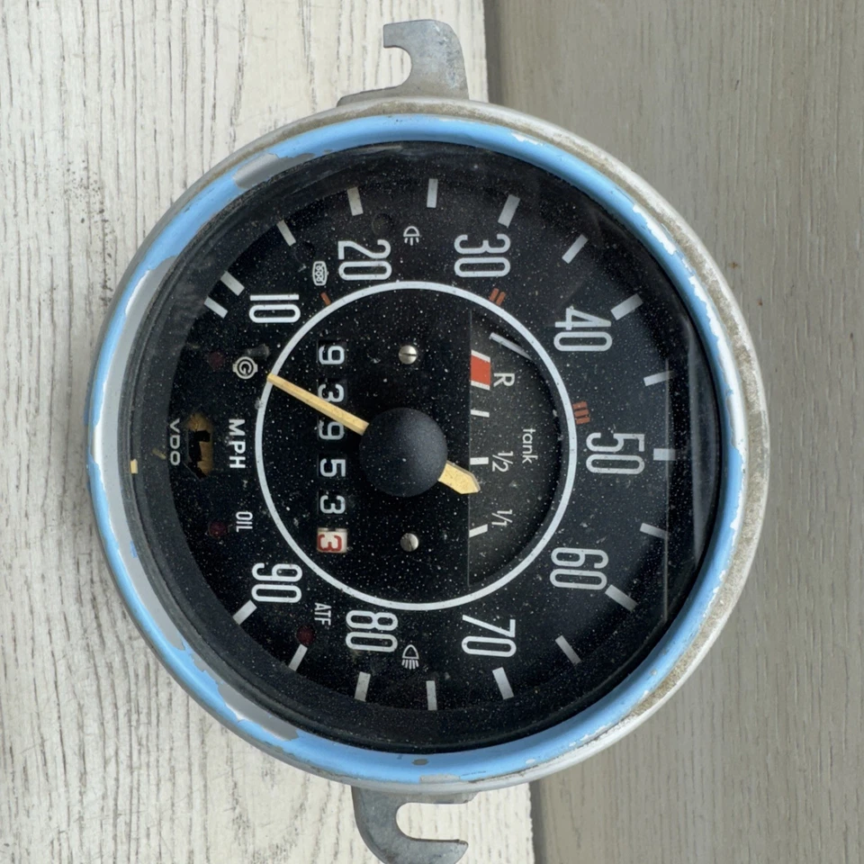 Velocímetro vintage 69 1969 VDO VW Bug Beetle 90 MPH - 113957023d Foto 1 de 4