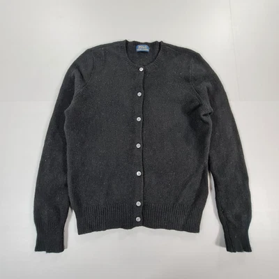 Женский кардиган Polo Ralph Lauren Цвет черный Размер XS Шерсть Кашемир Мягкая вязка - Изображение 1 из 4