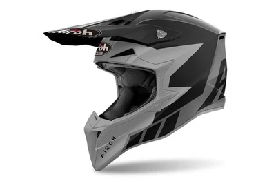 Airoh Wraaap Reloaded Anthracite Matt Adult MX Helmet Motocross Off-Road - Image 1 of 2