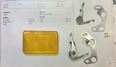 NOS 1 Ignition Contact Datsun 210, 220, 1200, Bluebird 310. New - Image 1 of 2