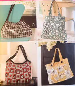 Uncut Simplicity 2685 Sew Pattern Shopping Knitting Craft Tote Bag Purse Handbag - Picture 1 of 4