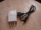 5v wall power supply with barrel size 2mm OD x .7mm ID white with black cord