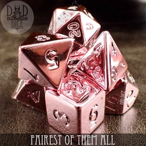 Juego de dados - Fairest of Them All - 7 dados acrílicos - RPG - Dungeons & Dragons - Imagen 1 de 3