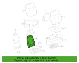 NEW GMC Yukon XL 2500 Seat Back Frame 2008-09 20987404 NEW - Picture 1 of 2