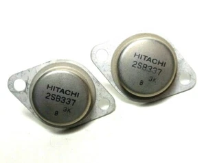 PAIR HITACHI 2SB337 NOS NTE104 ECG104 PNP Germanium Audio Power Transistor TO3 - Bild 1 von 1