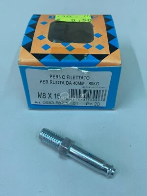 PERNO FILETTATO M8X15 UNIFIX 0683567101 40MM PORTATA MAX 80KG 7 PZ FERRAMENTA - Immagine 1 di 2