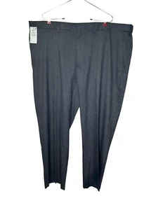 J.M. Haggar Men Dress Pants Classic Straight Fit Flat Front High-Rise Sz.44 NWT - Picture 1 of 10