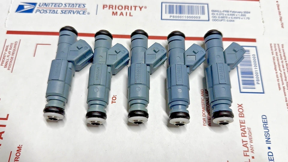 Inyectores de combustible originales Bosch 1999-2004 para Volvo C70, 2,3 L 2,4 L 0280155830 Foto 1 de 1