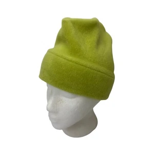 Columbia Beanie Hat Winter Cap Youth S / M Green Fleece Outdoors Hiking - Picture 1 of 12