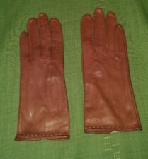 Alexette - Marshall​ Fields Vintage Nylon Lined Leather Gloves - Womens Size 6 ½