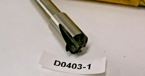 MORSE 1/8" CORTADOR DE MOLINO DE ESQUINA LIGERAMENTE USADO D00403-1 "F - Imagen 1 de 4