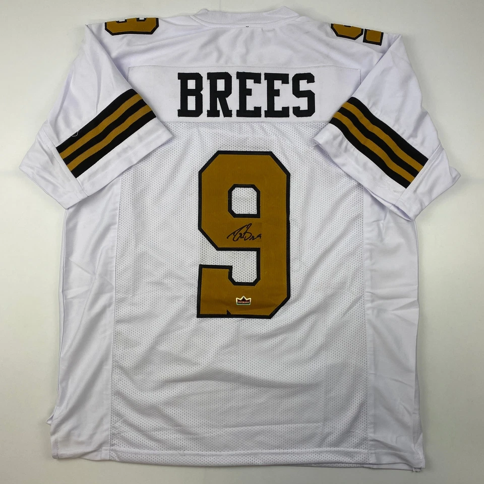 Facsimile Autographed Drew Brees New Orleans Color Rush Reprint Jersey Men's XL - Image 1 of 4