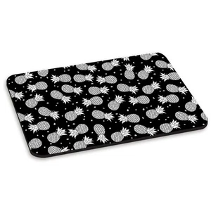 Black & White Pinepples Fruity Fruit Juicy PC Computer Mouse Mat Pad - Picture 1 of 1