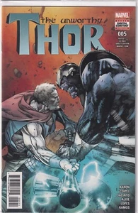 The Unworthy Thor #5 cubierta 1A (Marvel Comics MCU 2017) casi nuevo (B&B) - Imagen 1 de 4
