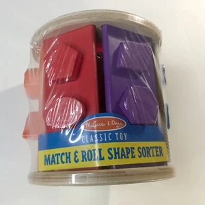 Melissa & Doug MATCH AND ROLL SHAPE SORTER #9041 Educational Shapes And Colors - Picture 1 of 6