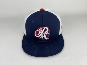 The Game Hat “R” Logo Fitted Size S USA Red White Blue USA Baseball Pro A-Flex - Picture 1 of 7