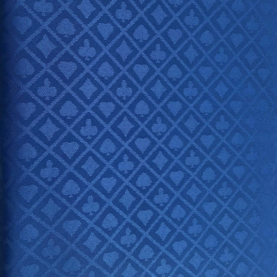 Fieltro de mesa de póquer de tela de velocidad azul real 100 % poliéster 10 pies x 5 pies  Foto 1 de 1