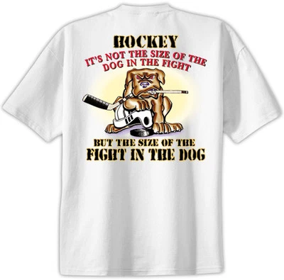 Camiseta deportiva de hockey Fight in Dog manga corta nueva tallas para adultos y jóvenes Foto 1 de 2
