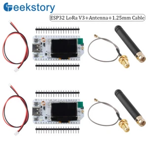 2 juegos de placa de desarrollo 868 MHz ESP32 LoRa V3 SX1262 0,96" OLED BT+WIFI Kit Lora - Imagen 1 de 8