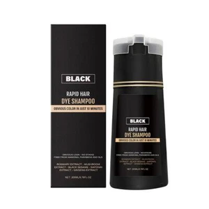 Champú de cabello instantáneo para hombre cabello negro color natural cabello sano permanente DNU - Imagen 1 de 21