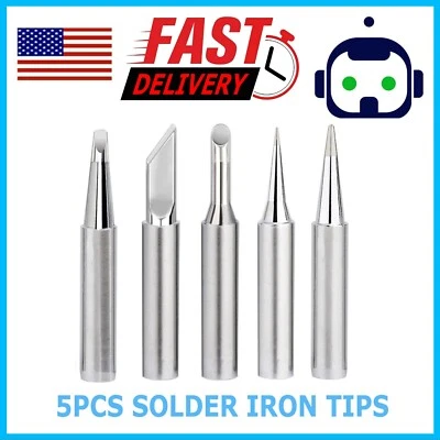 5Pcs Solder Screwdriver Iron Tip 900M-T for Hakko Soldering Station Tool Set
