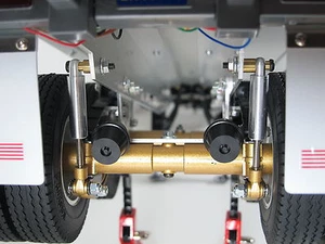 Simulate Add-On Brake Canister Cylinder Tamiya RC 1/14 Trailer Flatbed Rear Axle - Picture 1 of 5
