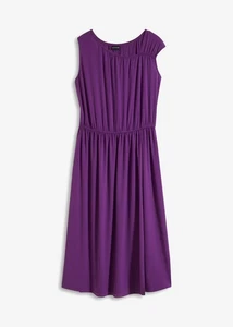 Neu Shirtkleid Gr 40/42 Tiefviolett Casual-Kleid Sommerkleid Midi-Dress Ärmellos - Bild 1 von 1