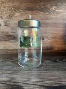 Antike Apotheker BANDAGEN Glas Dose 40er Jahre Art Deco USA EUC KALON PROFEX - Bild 1 von 6